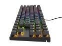 GENESIS THOR 303 TKL klawiatura Gaming USB QWERTY US English Czarny GENESIS