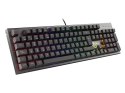 GENESIS Thor 300 RGB klawiatura Gaming USB QWERTY Hiszpański Czarny GENESIS