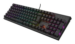 GENESIS Thor 303 klawiatura Gaming USB QWERTZ Niemiecki Czarny GENESIS