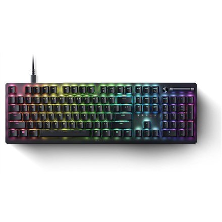 Klawiatura do gier Razer Deathstalker V2 Pro Klawiatura do gier Światło LED RGB Amerykańskie przewodowe czarne niskoprofilowe pr RAZER