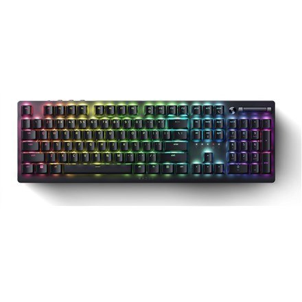 Klawiatura do gier Razer Deathstalker V2 Pro Klawiatura do gier Światło LED RGB US Wireless Black Połączenie bezprzewodowe Przeł RAZER