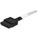 StarTech.com SAS43SAT1M kabel SAS 1 m Czarny, Srebrny StarTech