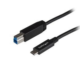 StarTech.com USB31CB1M kabel USB USB 3.2 Gen 2 (3.1 Gen 2) 1 m USB C USB B Czarny StarTech