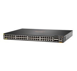 Aruba 6200F 48G Class4 PoE 4SFP+ 370W Zarządzany L3 Gigabit Ethernet (10/100/1000) Obsługa PoE 1U Czarny High Peak