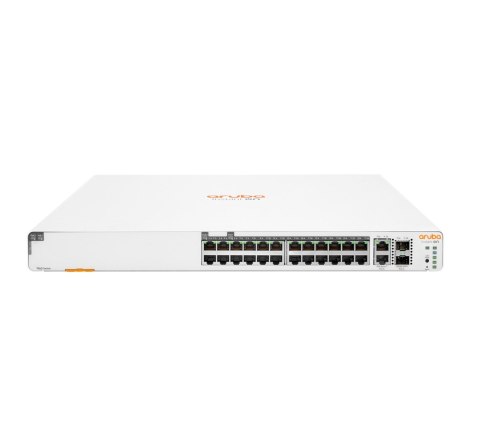 Aruba Instant On 1960 24G 20p Class4 4p Class6 PoE 2XGT 2SFP+ 370W Zarządzany L2+ Gigabit Ethernet (10/100/1000) Obsługa PoE 1U  Hewlett-Packard