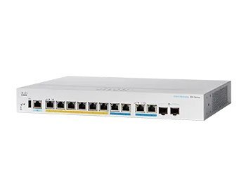 Cisco CBS350 Zarządzany L3 Gigabit Ethernet (10/100/1000) Obsługa PoE 1U Czarny, Szary Cisco