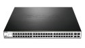 D-Link DGS-1210-52MP łącza sieciowe Zarządzany L2 Gigabit Ethernet (10/100/1000) Czarny, Srebny 1U Obsługa PoE D-Link