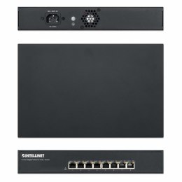 Intellinet 560641 łącza sieciowe Gigabit Ethernet (10/100/1000) Obsługa PoE Czarny Intellinet