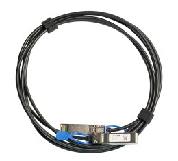 Mikrotik XS+DA0001 kabel InfiniBand / światłowodowy 1 m SFP/SFP+/SFP28 Czarny MikroTik