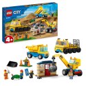 LEGO CITY 60391 CIĘŻARÓWKI I DŹWIG Z KULĄ WYBURZENIOWĄ Lego