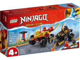 LEGO Ninjago 71789 Bitwa samochodowo-motocyklowa między Kaiem a Rasem Lego