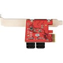 StarTech.com 4P6G-PCIE-SATA-CARD adapter Wewnętrzny Manhattan