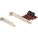 StarTech.com 4P6G-PCIE-SATA-CARD adapter Wewnętrzny Manhattan