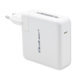 Qoltec Ładowarka sieciowa FAST 96W | 5-20V | 3- 4.7A | USB C PD | Biała Qoltec