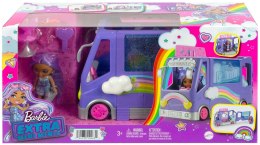 Barbie Extra Minibus koncertowy + Lalka Mini Minis Zestaw HKF84 MATTEL