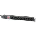 TECHLY LISTWA ZASILAJĄCA RACK 1U 12X GNIAZDO C13 WTYK C20 DO UPS I-CASE STRIP-12C TECHly