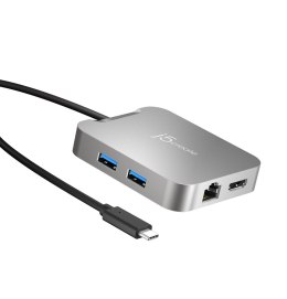 J5create JCD391 Przewodowa USB 3.2 Gen 1 (3.1 Gen 1) Type-C Srebrny J5 Create