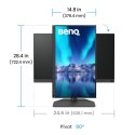 BenQ SW242Q monitor komputerowy 61,2 cm (24.1") 2560 x 1600 px WQXGA LED Czarny BenQ