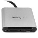 StarTech.com FCREADU3C czytnik kart USB 3.2 Gen 1 (3.1 Gen 1) Type-C Czarny, Srebrny DELOCK