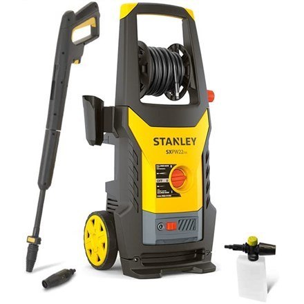 Myjka wysokociśnieniowa STANLEY SXPW22DSS-E (2200 W, 160 bar, 460 l/h) | 2200 W | 160 barów | 460 l/h STANLEY