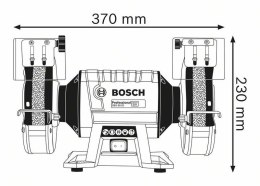 SZLIFIERKA STOŁOWA FI 200/32 MM 600W GBG 60-20 BOSCH BOSCH