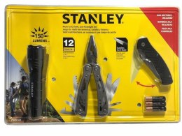 ST.MULTITOOL MULTINARZĘDZIE 12w1 +NÓŻ SKŁADANY +LATARKA STANLEY