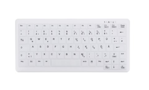 CHERRY AK-C4110 klawiatura Medyczna RF Wireless QWERTZ Niemiecki Biały Cherry