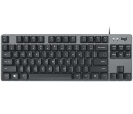 Logitech K835 TKL Mechanical Keyboard klawiatura Biuro USB Niemiecki Grafitowy, Szary Logitech