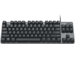 Logitech K835 TKL Mechanical Keyboard klawiatura Biuro USB Niemiecki Grafitowy, Szary Logitech