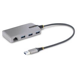 StarTech.com 5G3AGBB-USB-A-HUB stacja dokująca Przewodowa USB 3.2 Gen 1 (3.1 Gen 1) Type-A Szary Dell