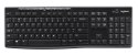 Logitech Wireless Keyboard K270 klawiatura RF Wireless QWERTZ Niemiecki Czarny Logitech