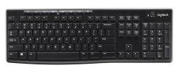 Logitech Wireless Keyboard K270 klawiatura RF Wireless QWERTZ Niemiecki Czarny Logitech