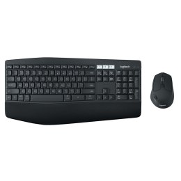 Logitech MK850 Performance klawiatura Dołączona myszka Uniwersalne RF Wireless + Bluetooth QWERTZ Niemiecki Czarny Logitech