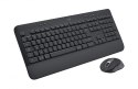 Logitech Signature MK650 Combo For Business klawiatura Dołączona myszka Biuro Bluetooth QWERTZ Niemiecki Grafitowy Logitech