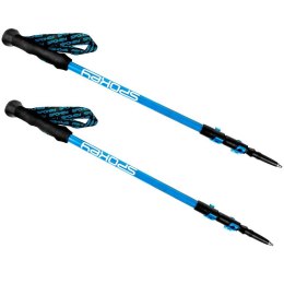 Kijki trekkingowe Spokey Carbon niebiesko-czarne 927900 SPOKEY