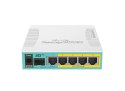 Router Mikrotik hEX PoE (RB960PGS) Total Ethernet  Ports:6; Architecture:MIPSBE; CPU core:1 MikroTik