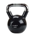 Kettlebell chromowany 20 kg czarny HMS KTC20 HMS