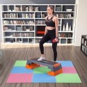 Mata puzzle Multipack One Fitness MP10 zielono-niebiesko-czerwone 9 elementów 10 mm ONE FITNESS