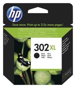 HP Oryginalny wkład atramentowy 302XL, czarny XL Hewlett-Packard