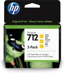 HP Zestaw 3 żółtych wkładów atramentowych 712 DesignJet 29 ml Hewlett-Packard