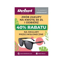 Plakat Rebel Electro - Promocja na okulary Rebel