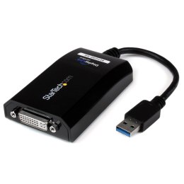 StarTech.com USB32DVIPRO zewnętrzna karta graficzna usb 2048 x 1152 px Czarny Manhattan