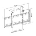 Techly ICA-PLB 046F uchwyt do telewizorów 177,8 cm (70") Czarny TECHly