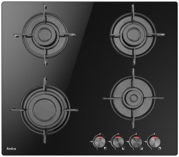 Płyta gazowa AMICA PGCD 6100BoB (czarne szkło) Amica