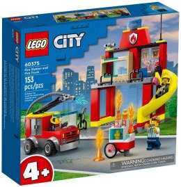 LEGO City 60375 Remiza strażacka i wóz strażacki Lego