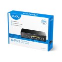 Switch CUDY FS1006P 6-Port 10/100M PoE+ 60W CUDY