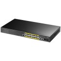 Switch CUDY GS2018PS2-200W 16-Port Gigabit L2 Managed PoE+ 200W 2xGbE Uplink 2xSFP CUDY