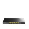 Switch CUDY GS2028PS4-300W 24-Port Gigabit L2 Managed PoE+ 300W 4x Gigabit Combo Ports CUDY