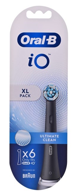 Braun Końcówki Oral-B iO Ultimate Clean czarny 6szt Braun