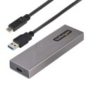 StarTech.com M2-USB-C-NVME-SATA obudowa do dysków twardych Obudowa SSD Szary M.2 ORICO